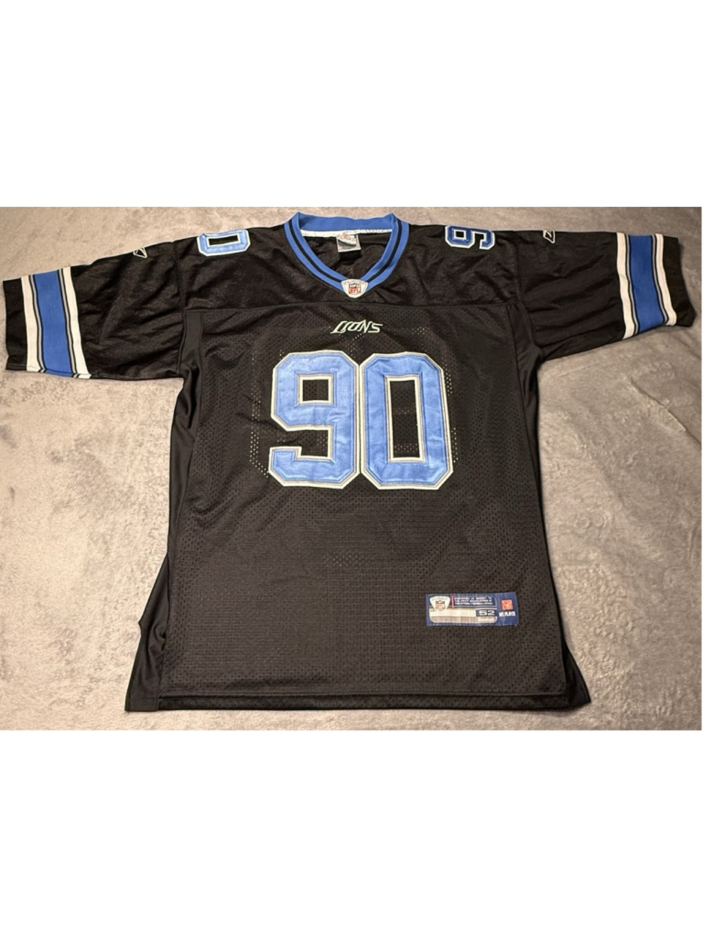 Reebok Men’s SUH #90 Detroit Lions NFL Players Jersey Size 52